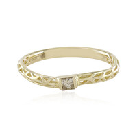 I2 Schokoladen-Diamant-Goldring (Ornaments by de Melo)