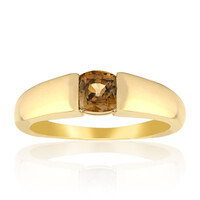 Gelber Kings Plains-Zirkon-Goldring