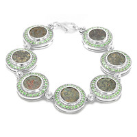 Antikes Witwen-Scherflein-Silberarmband