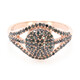 Fancy-Diamant-Silberring