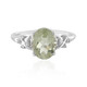 Grüner Amethyst-Silberring
