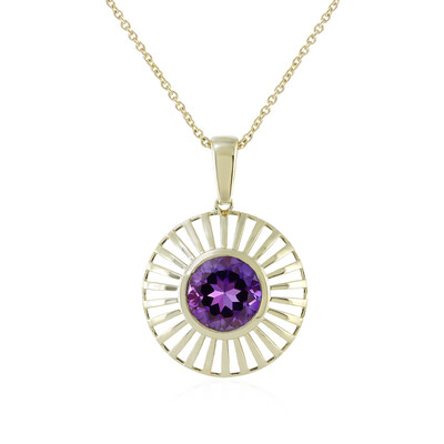 Uruguay-Amethyst-Goldhalskette (Ornaments by de Melo)