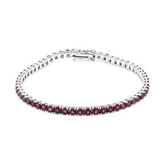 Rhodolith-Silberarmband