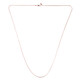 Silber-Schlangenkette - 61 cm - 5,12 g - rosévergoldet