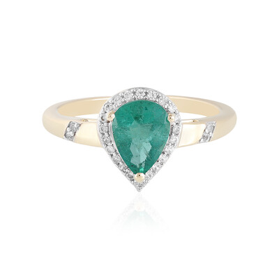 Sambia-Smaragd-Goldring