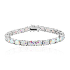 Mondlicht-Quarz-Silberarmband