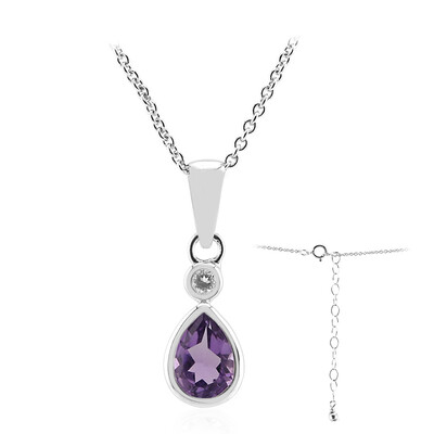 Amethyst-Silberhalskette