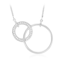 Zirkon-Silbercollier