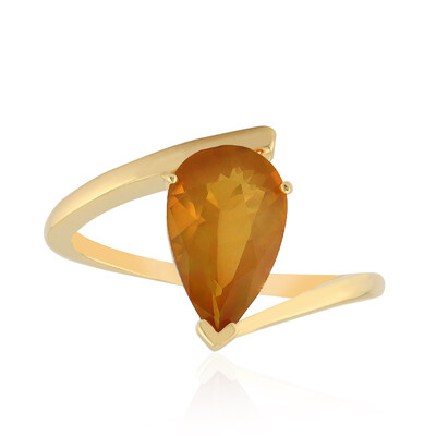 Mexikanischer Feueropal-Goldring (de Melo)