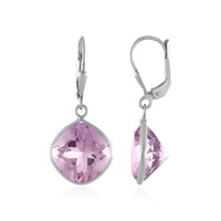Lavendel-Amethyst-Silberohrringe