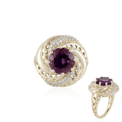 Uruguay-Amethyst-Goldring (Ornaments by de Melo)