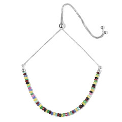 Edelstein-Silberarmband