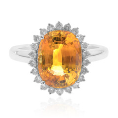 Gelber Saphir-Goldring