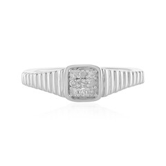 I2 (I) Diamant-Silberring