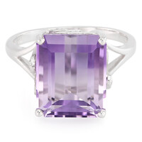 Mehrfarbiger Amethyst-Silberring
