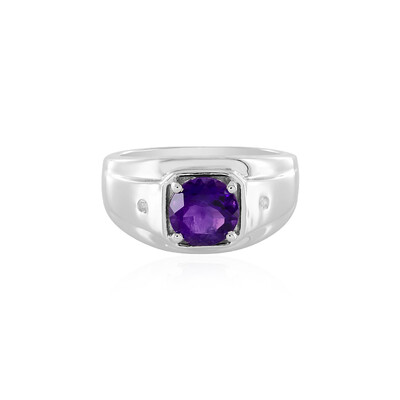 Sambia-Amethyst-Silberring