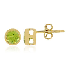 Peridot-Silberohrringe