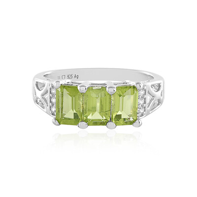 Peridot-Silberring