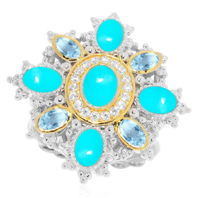Edelstein-Silberring (Dallas Prince Designs)