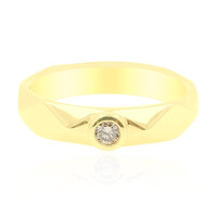 SI2 Champagner-Diamant-Goldring (de Melo)
