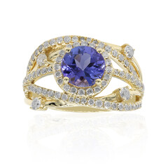 AAA-Tansanit-Goldring (CIRARI)