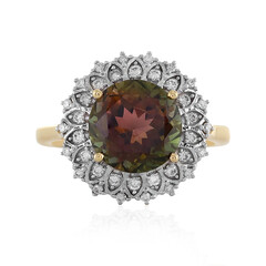 Mehrfarbiger Turmalin-Goldring (D'vyere)