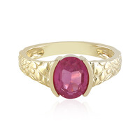 Pinkfarbener Madagaskar-Saphir-Silberring