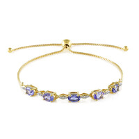 Tansanit-Silberarmband