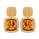 Baltischer Cognac-Bernstein-Silberohrringe (dagen)