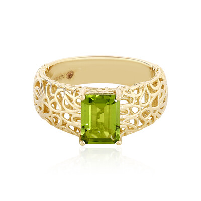 Peridot-Goldring (Ornaments by de Melo)
