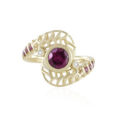 Rhodolith-Goldring (Ornaments by de Melo)