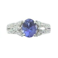 AAA-Tansanit-Goldring (CIRARI)