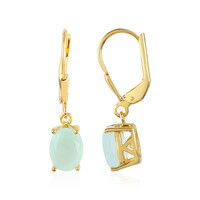 Paraiba-Opal-Silberohrringe