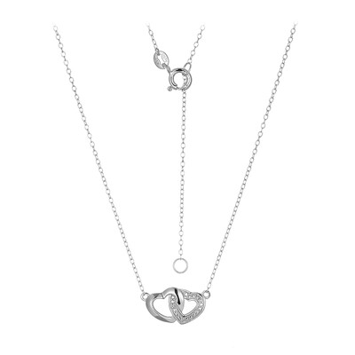 I3 (H) Diamant-Silbercollier