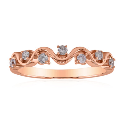Pinkfarbener I3 Argyle-Brillant-Goldring (Mark Tremonti)
