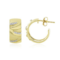 Lupenreiner (F) Brillant-Goldohrringe (LUCENT DIAMONDS)
