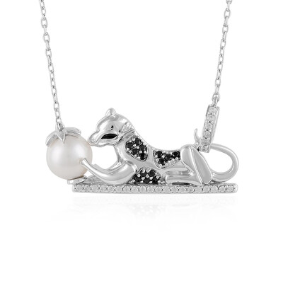 Süßwasserzuchtperlen-Silbercollier