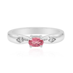 Pinkfarbener Turmalin-Silberring