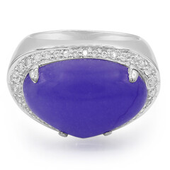 Jade-Silberring
