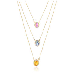 Saphir-Goldcollier