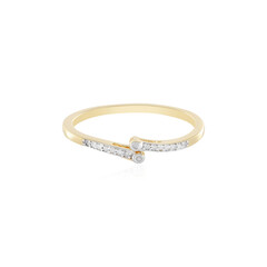 I2 (I) Diamant-Silberring