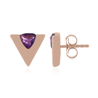 Amethyst-Silberohrringe
