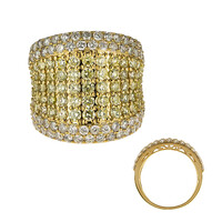 Gelber SI2 Diamant-Goldring (CIRARI)