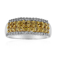 Gelber SI2 Brillant-Goldring (CIRARI)