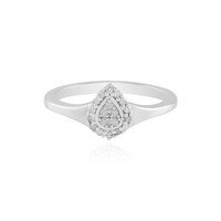 I2 (I) Diamant-Silberring