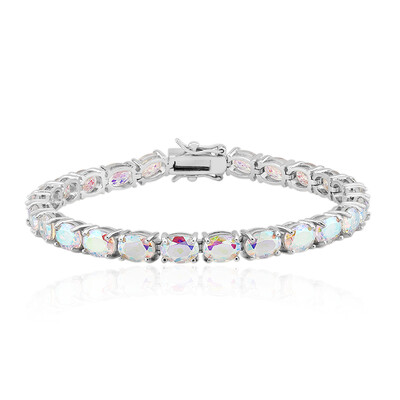Mondlicht-Quarz-Silberarmband