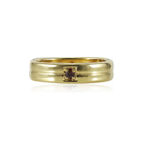 I1 Cognac-Diamant-Silberring