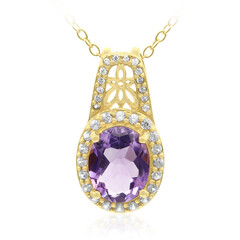 Amethyst-Silberhalskette