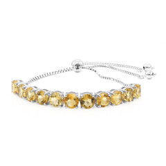 Citrin-Silberarmband