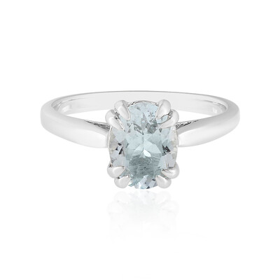 Brasilianischer Aquamarin-Silberring